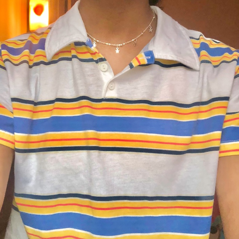 Striped Urban Outfitters Crop Top